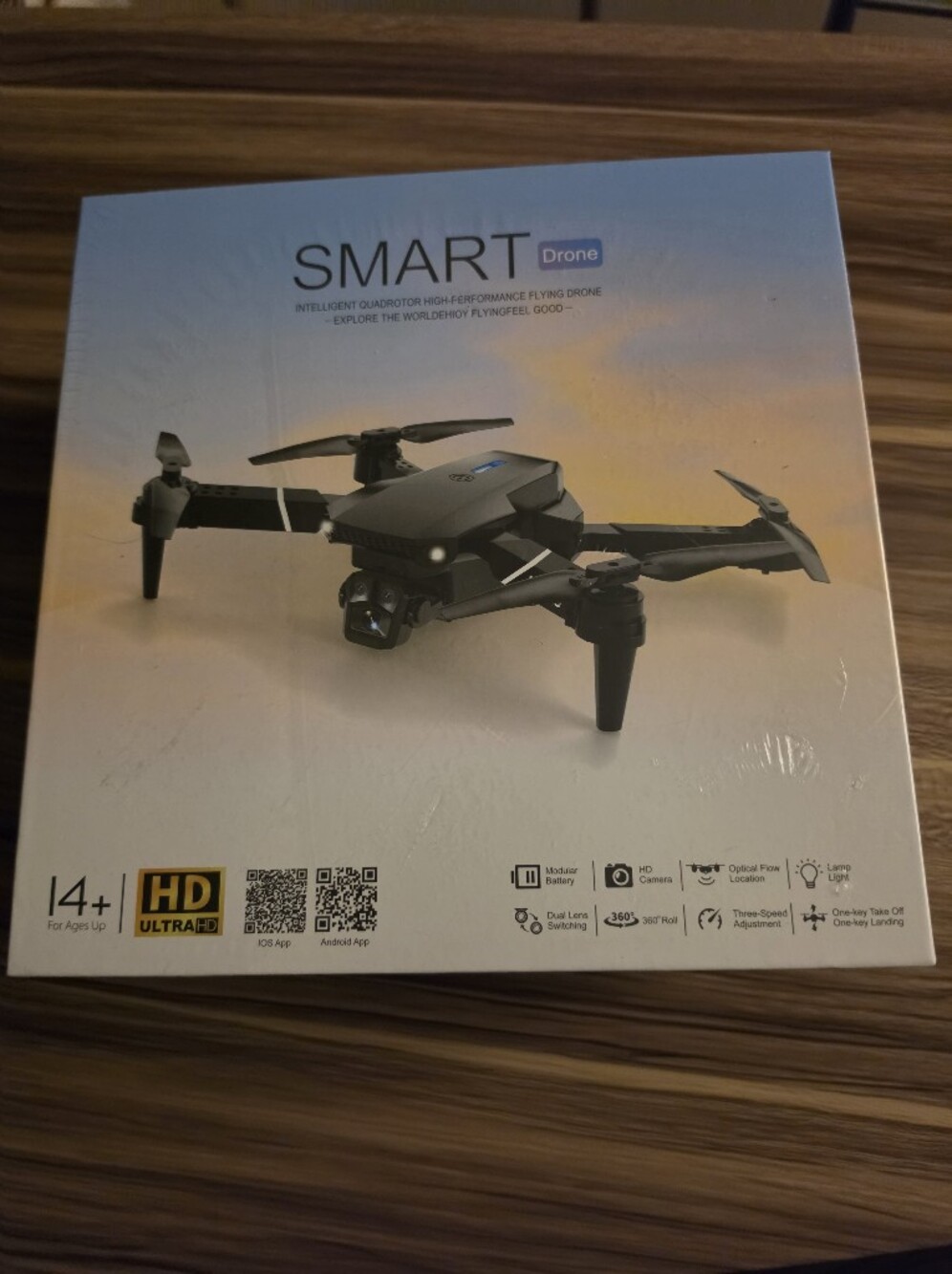 Black HD Ultrapad L4+ Foldable Drone with Camera